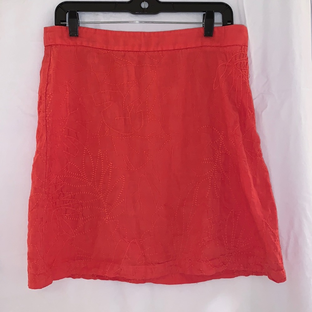 Tommy Bahama coral skirt size 8